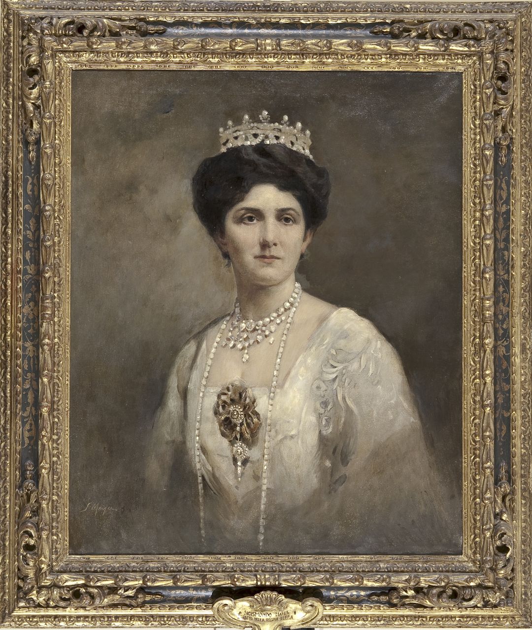 Ritratto della regina Elena, ritratto della regina Elena (dipinto) di Meyer von Schauensee Sigismondo (sec. XX)