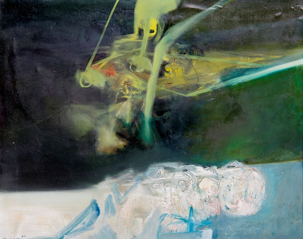 Il sogno di Alessandra, Il sogno di Alessandro, scena di fantasia (dipinto) di Zigaina Giuseppe (sec. XX)