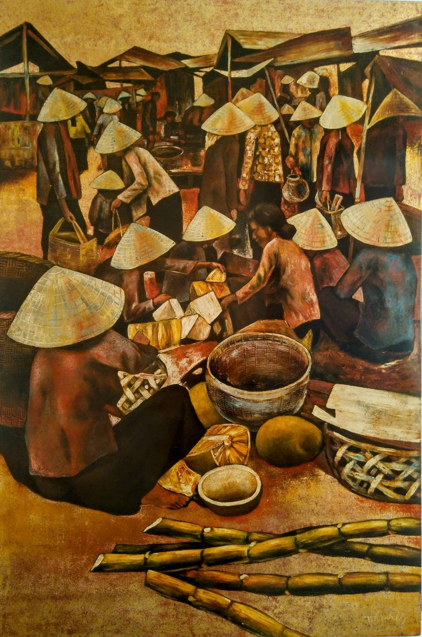 figure (dipinto) di Thành Lễ (sec. XX)