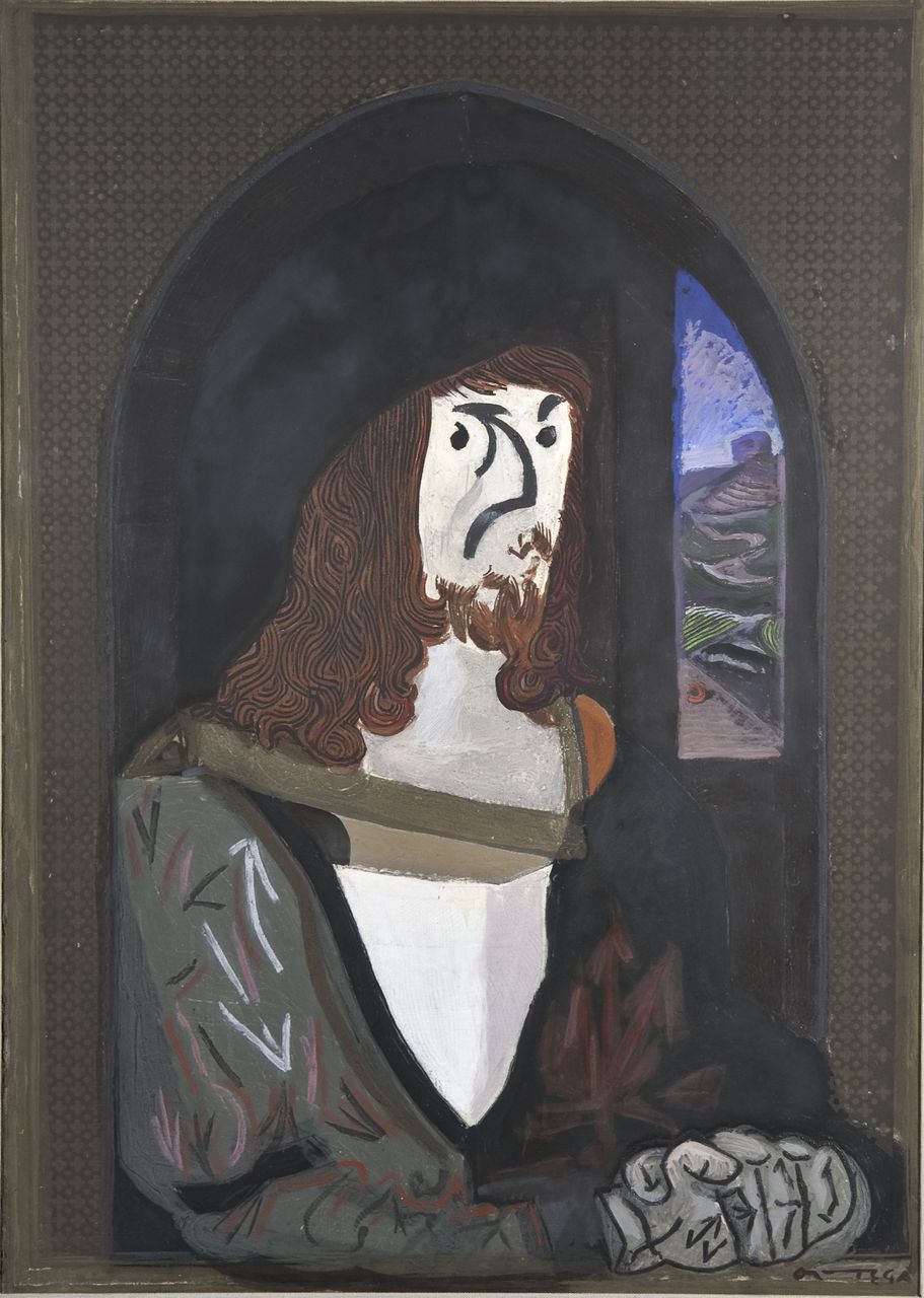 Dürer (Retrato del conquistador del Prado), ritratto (dipinto) di Ortega, José (sec. XX)