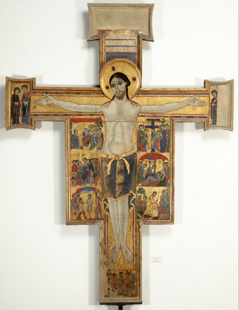 Cristo crocifisso e storie della Passione (croce dipinta) - ambito toscano (metà sec. XII)