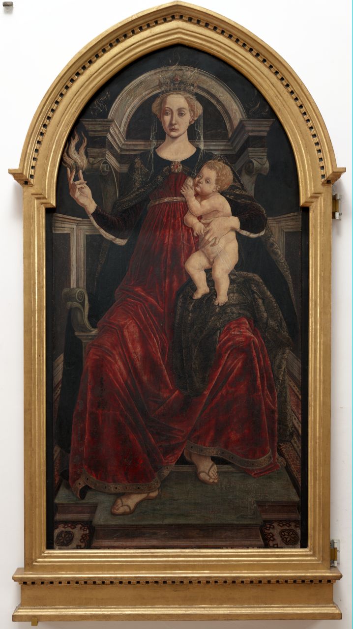 Carità (dipinto) di Benci Pietro detto Piero del Pollaiolo, Benci Antonio detto Pollaiolo (sec. XV)