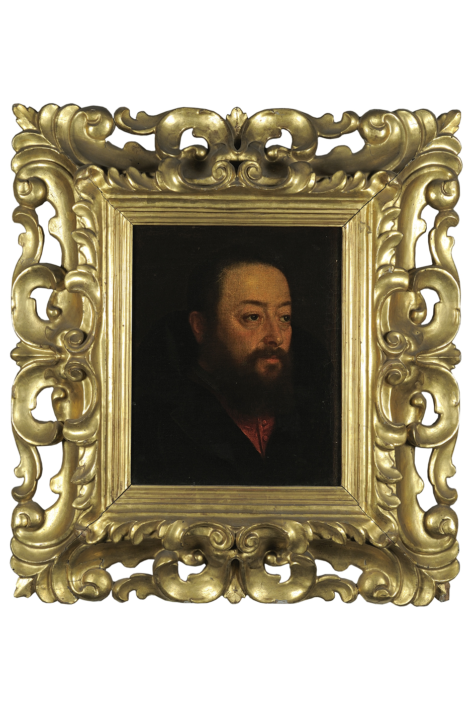 ritratto d'uomo (dipinto) di Moroni Giovanni Battista (attribuito) (terzo quarto sec. XVI)