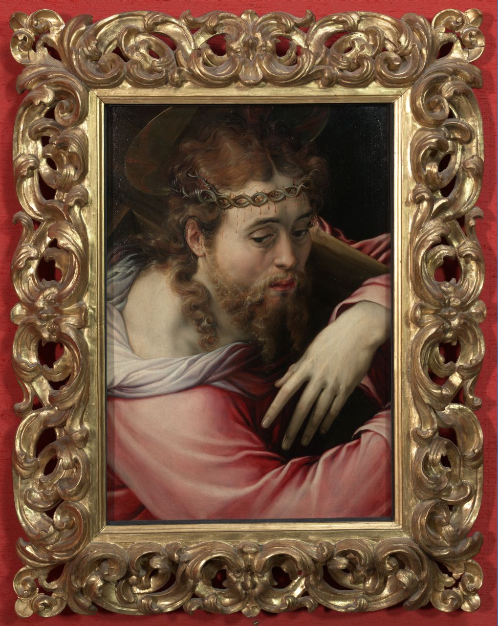 Cristo portacroce (dipinto) di Salviati Francesco (sec. XVI)