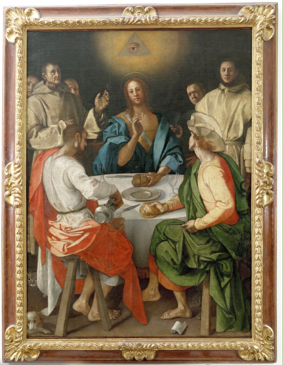 cena in Emmaus (dipinto) di Carucci Jacopo detto Pontormo (sec. XVI)