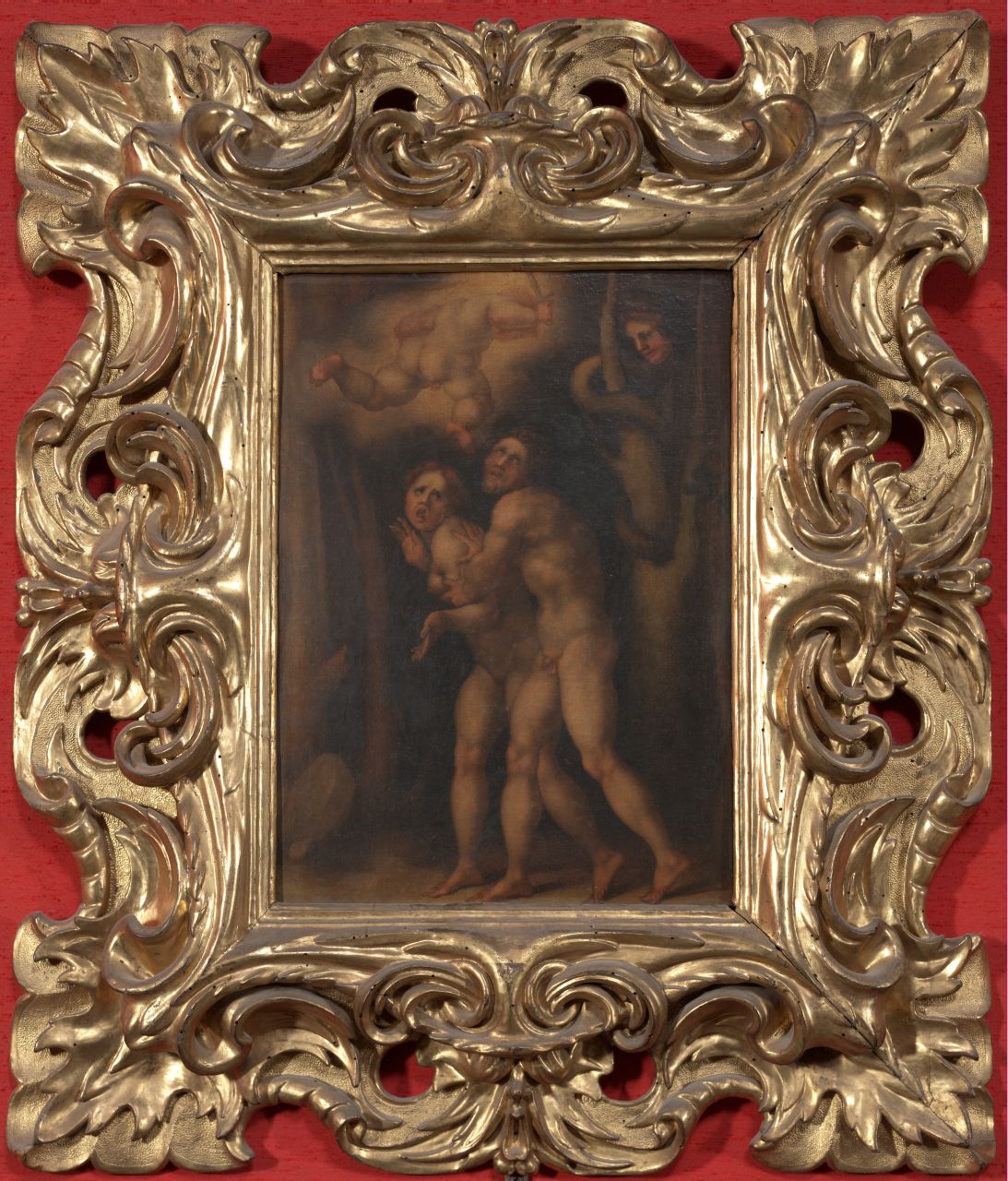 cacciata di Adamo ed Eva dal paradiso terrestre (dipinto) di Carucci Jacopo detto Pontormo (sec. XVI)