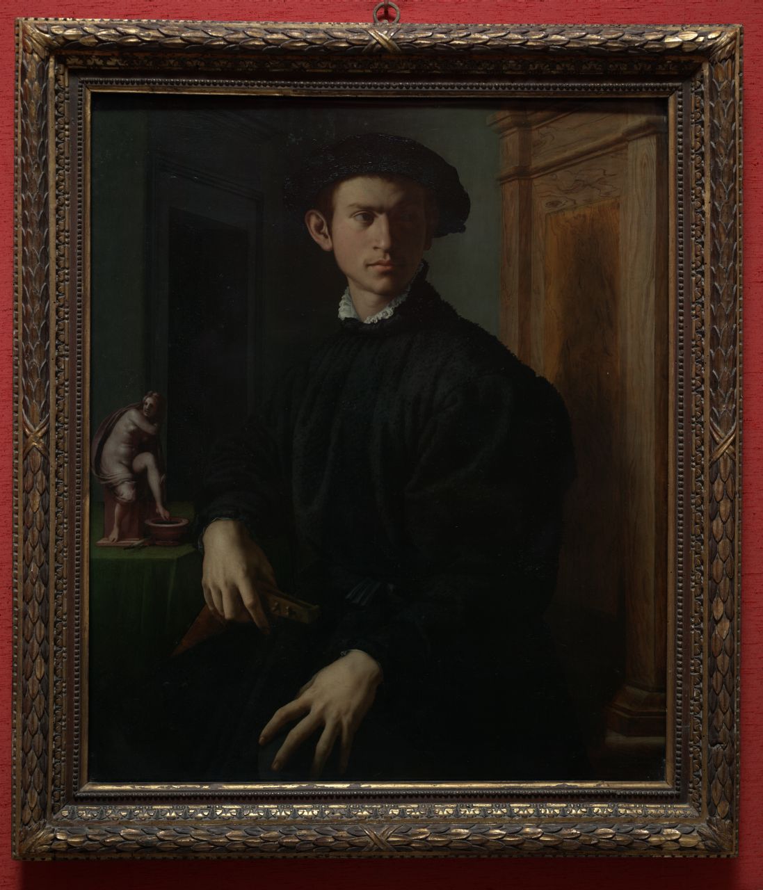 ritratto di giovane con liuto (dipinto) di Allori Agnolo detto Bronzino (sec. XVI)
