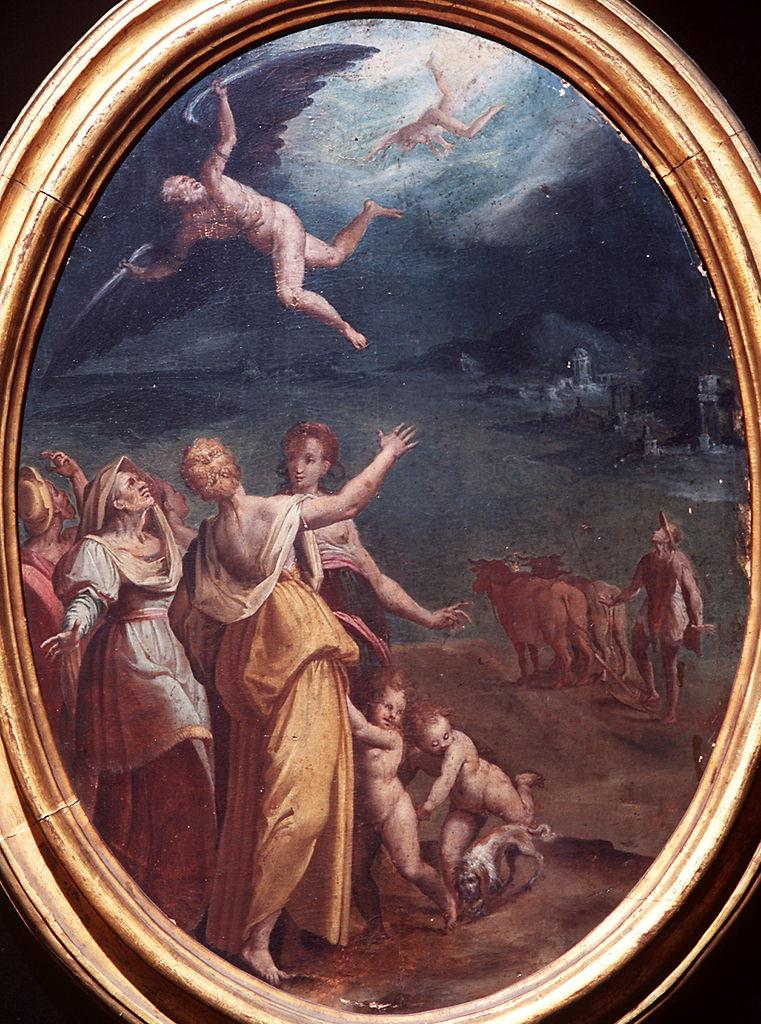 caduta di Icaro (dipinto) di Chimenti Jacopo detto Empoli (sec. XVI)