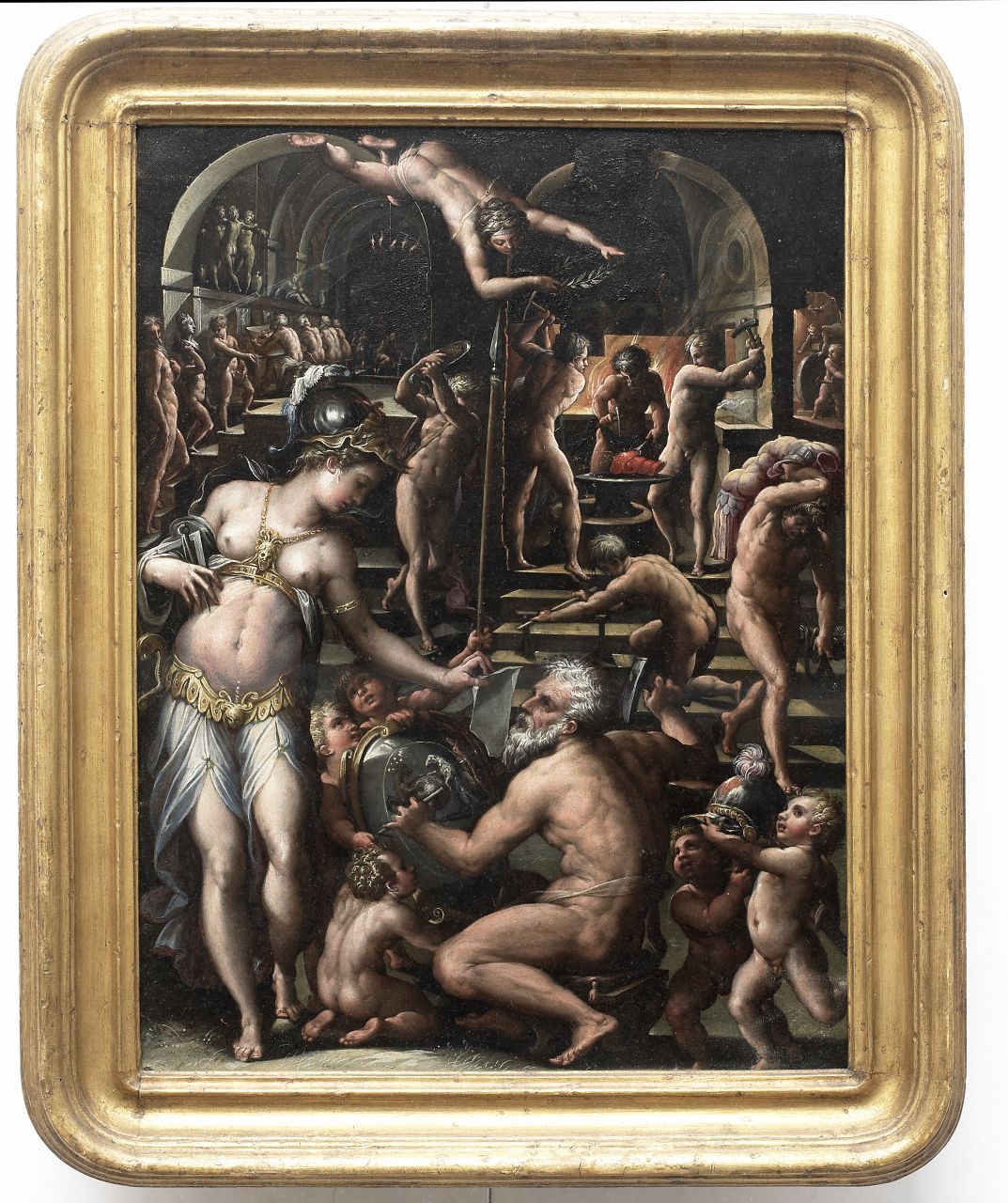 fucina di Vulcano (dipinto) di Vasari Giorgio (sec. XVI)