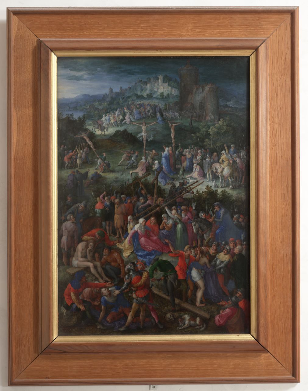 Il grande Calvario, episodi della passione di Cristo (dipinto) di Brueghel Jan il Vecchio (sec. XVII)