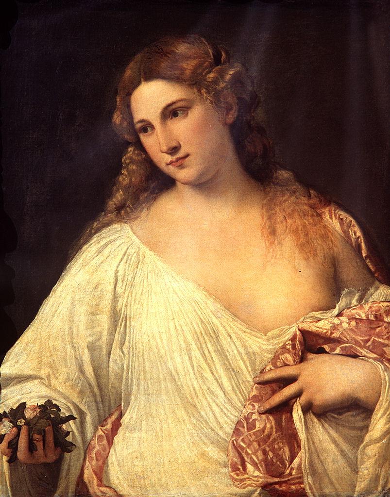 Flora, Flora (dipinto) di Vecellio Tiziano (sec. XVI)