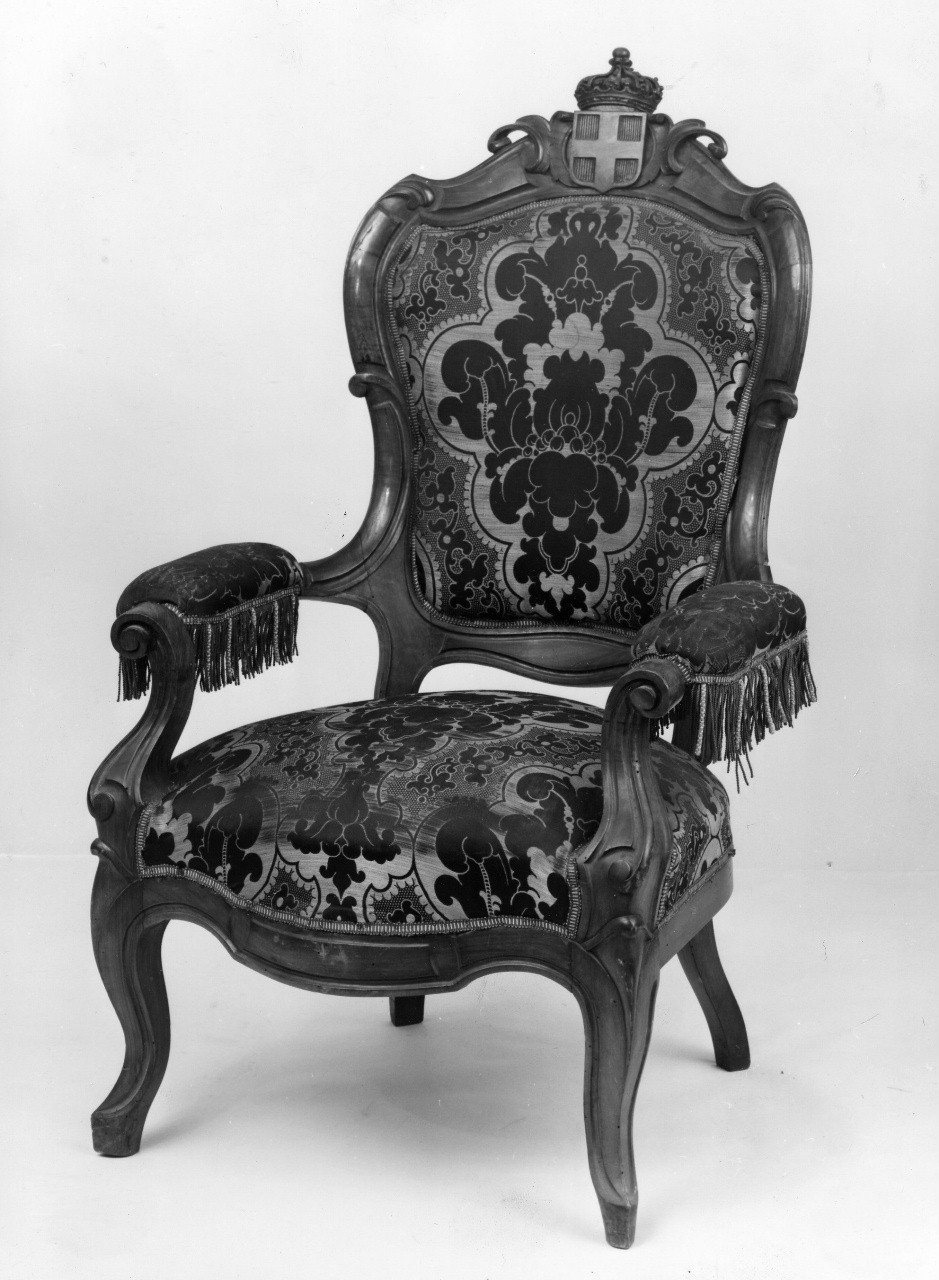 poltrona - manifattura italiana (metà sec. XIX)