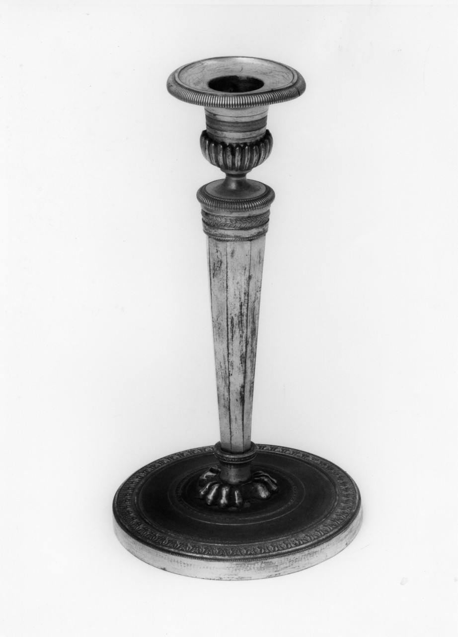 candeliere, serie - manifattura italiana (prima metà sec. XIX)