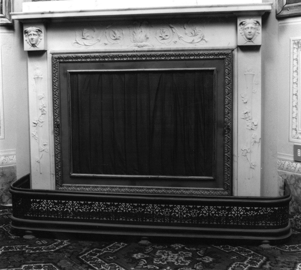 mostra di camino - manifattura italiana (fine sec. XVIII)