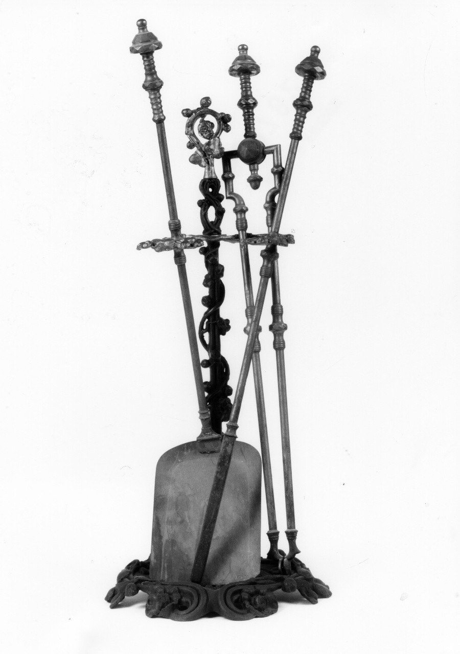 servizio da fuoco - manifattura italiana (sec. XIX)