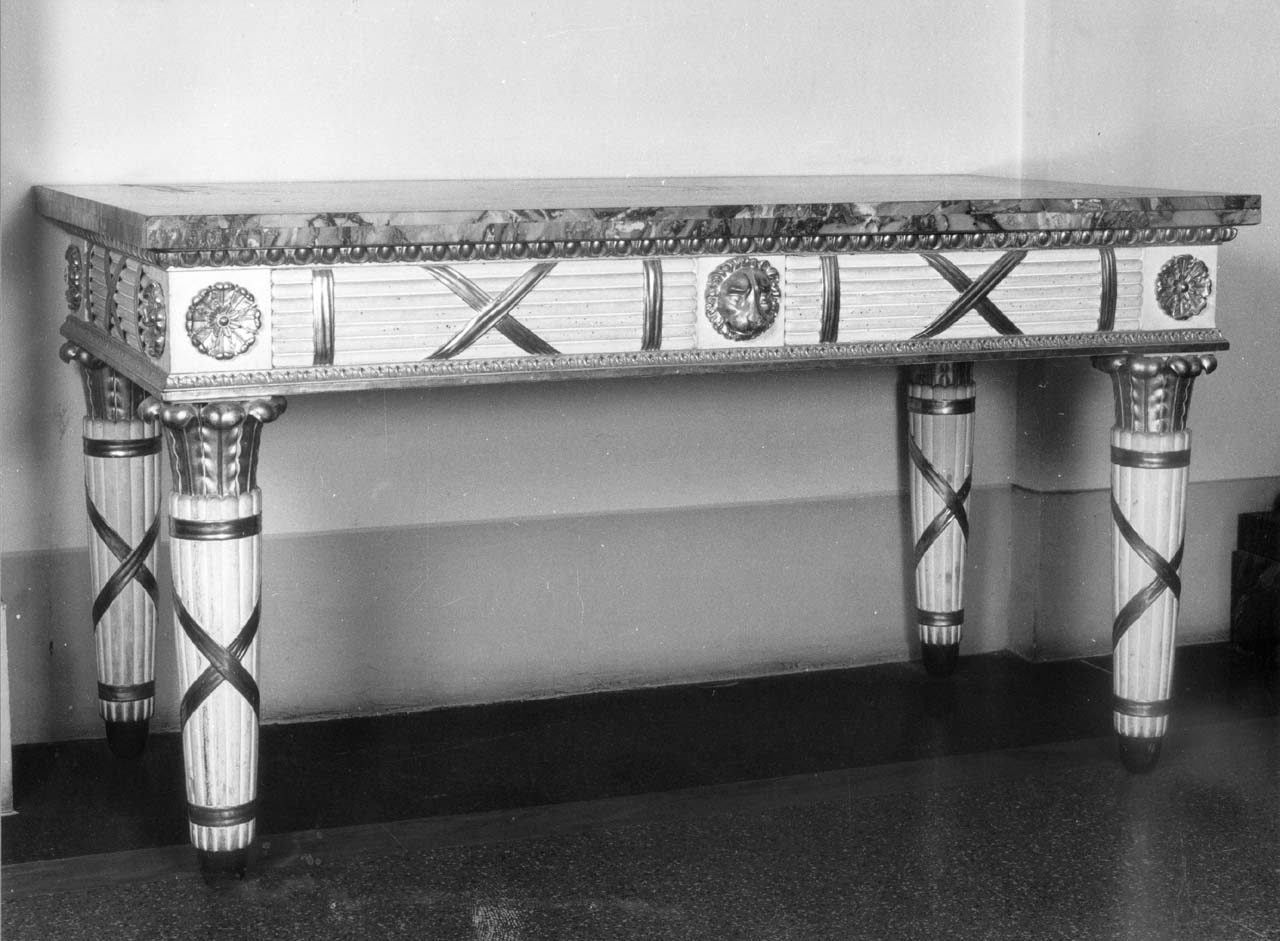 tavolo, serie - bottega toscana (inizio sec. XIX)