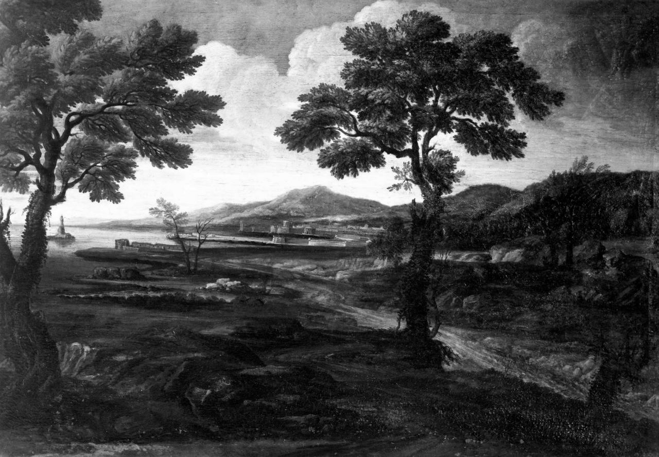 paesaggio (dipinto) di Onofri Crescenzio (primo quarto sec. XVIII)