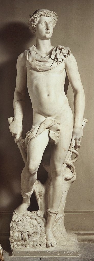 Mercurio (statua) di Francqueville Pierre de detto Pietro Francavilla (inizio sec. XVII)
