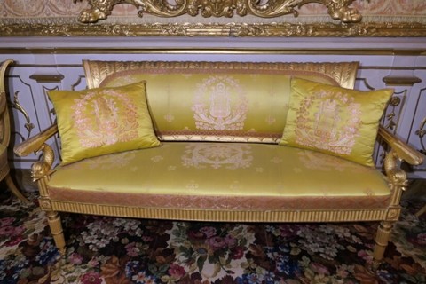 divano - manifattura italiana (prima metà sec. XIX)