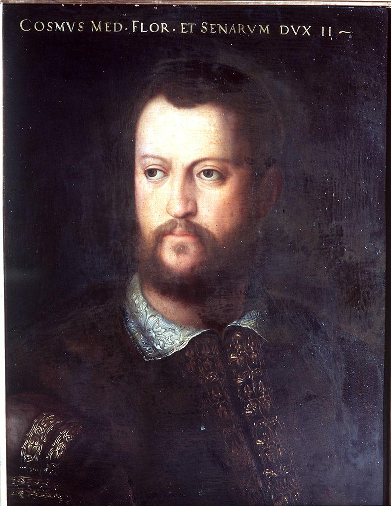ritratto di Cosimo I de' Medici (dipinto) di Dell'Altissimo Cristofano (terzo quarto sec. XVI)