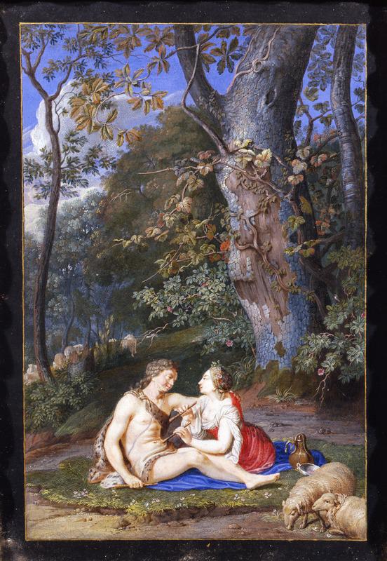 scene mitologiche (miniatura, serie) di Orley Richard van II (sec. XVIII)