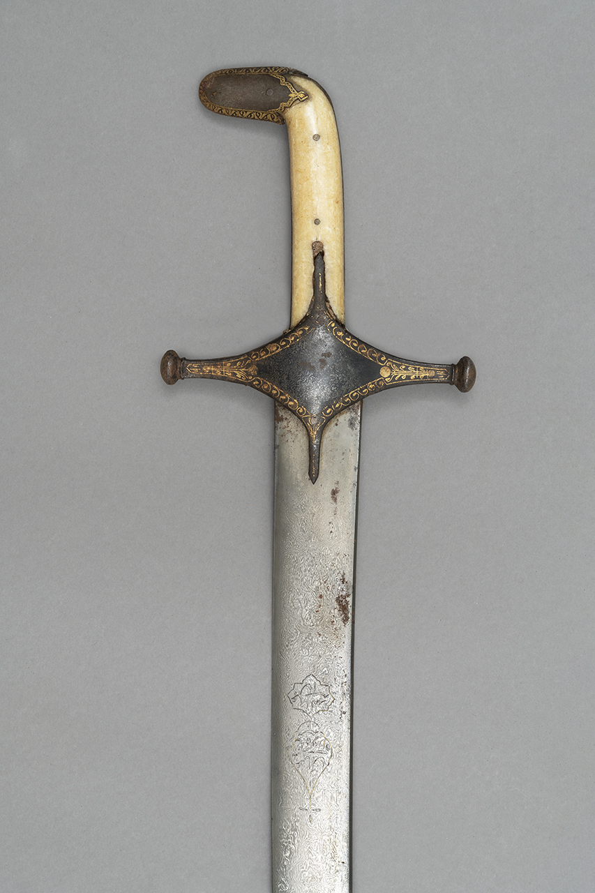 sciabola, opera isolata di n.d (bottega) - ambito persiano (fine/ inizio XVIII/ XIX)