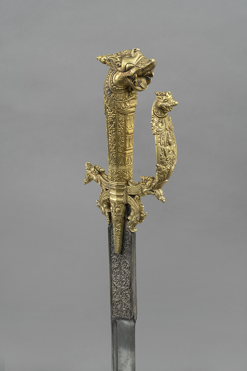 sciabola, opera isolata di n.d (bottega) - ambito srilankése (prima metà XIX)