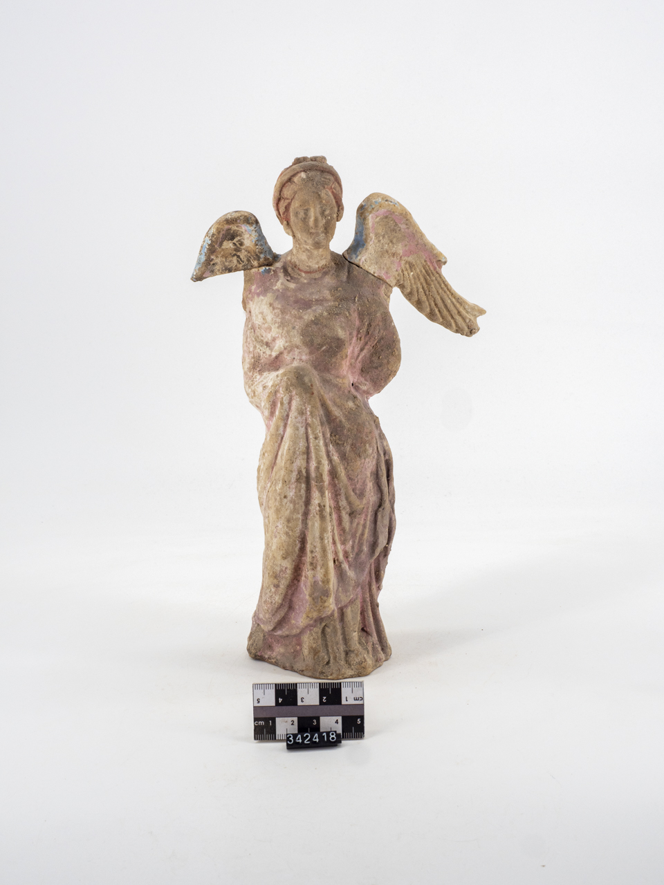 statuetta/ femminile, alata (ca SECOLI/ ARCHI DI SECOLI/ IV a.C.-III a.C)