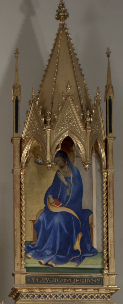 Madonna annunciata (cimasa di polittico) di Lorenzo Monaco (sec. XV)