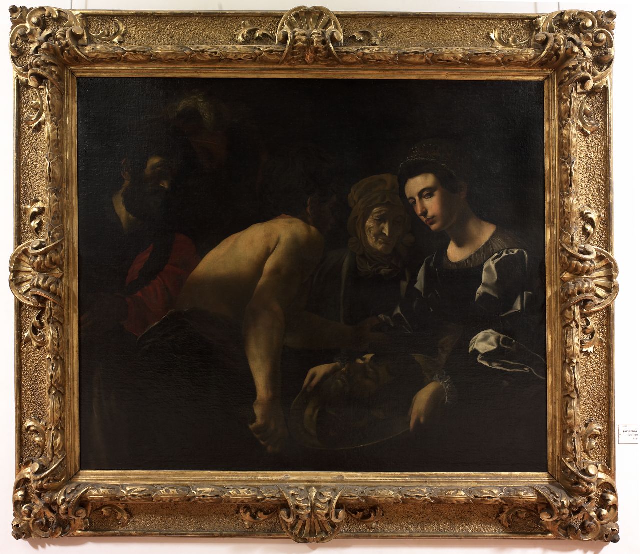 Salome con la testa di San Giovanni Battista sul piatto (dipinto) di Caracciolo Giovanni Battista detto Battistello (sec. XVII)