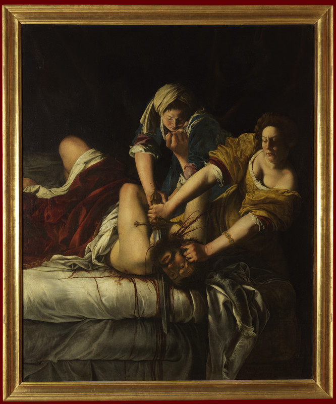 Giuditta decapita Oloferne (dipinto) di Gentileschi Artemisia (sec. XVII)