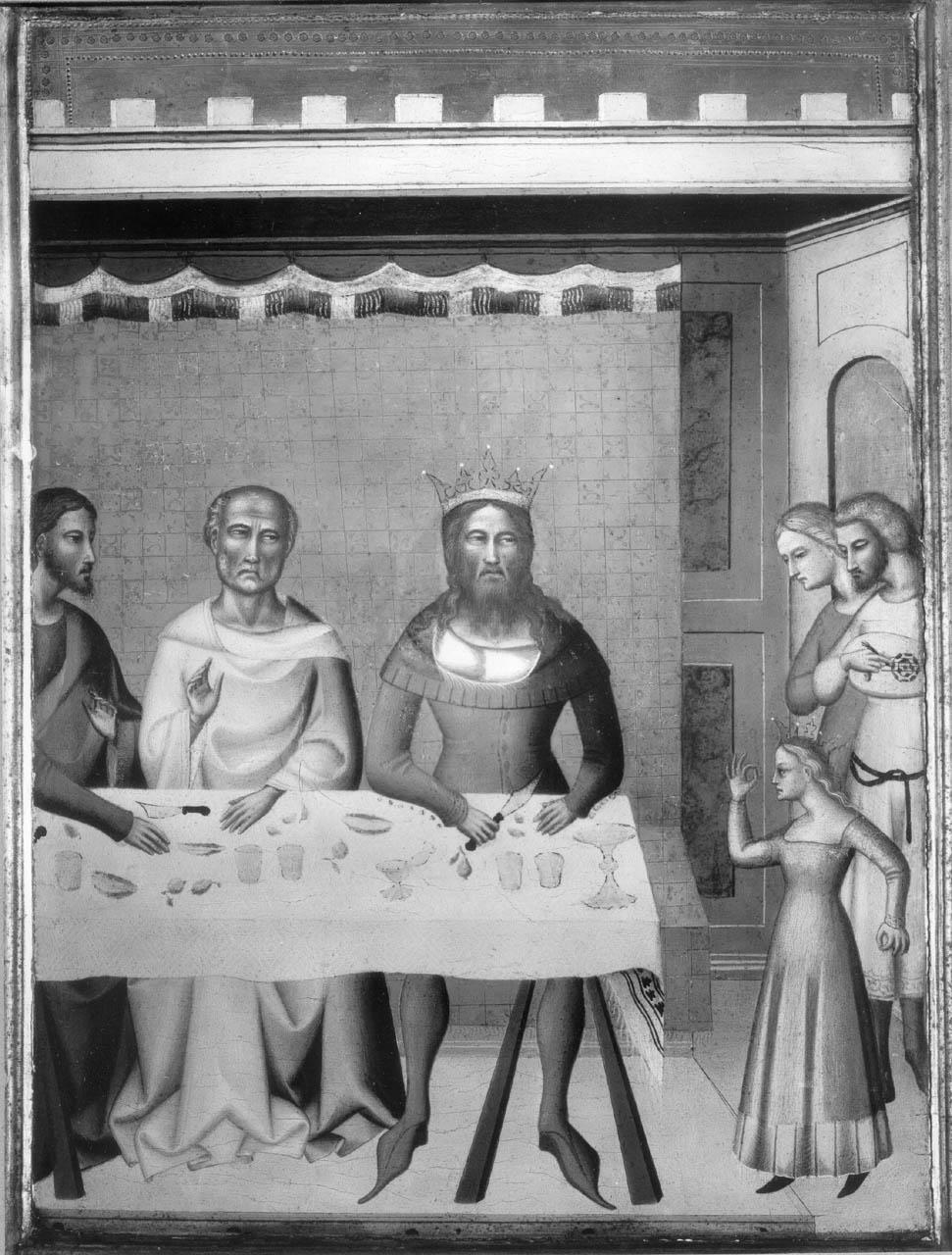 banchetto di Erode (dipinto) di Giovanni del Biondo (sec. XIV)