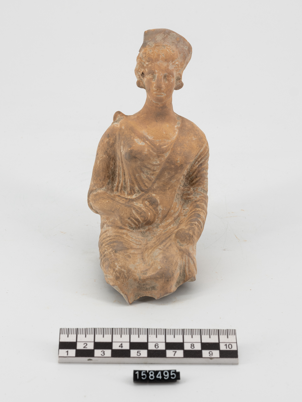 statuetta/ votiva, femminile (seconda metà IV a.C)