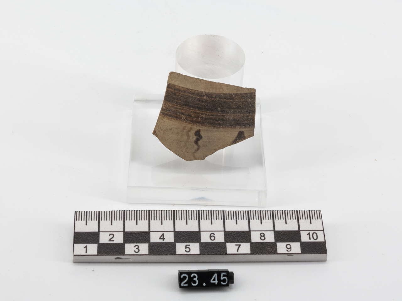 frammento/ parete - (Miceneo IIIB2-IIIC1 (PERIODIZZAZIONI/ PROTOSTORIA/ Età del Bronzo/ Età del Bronzo recente)