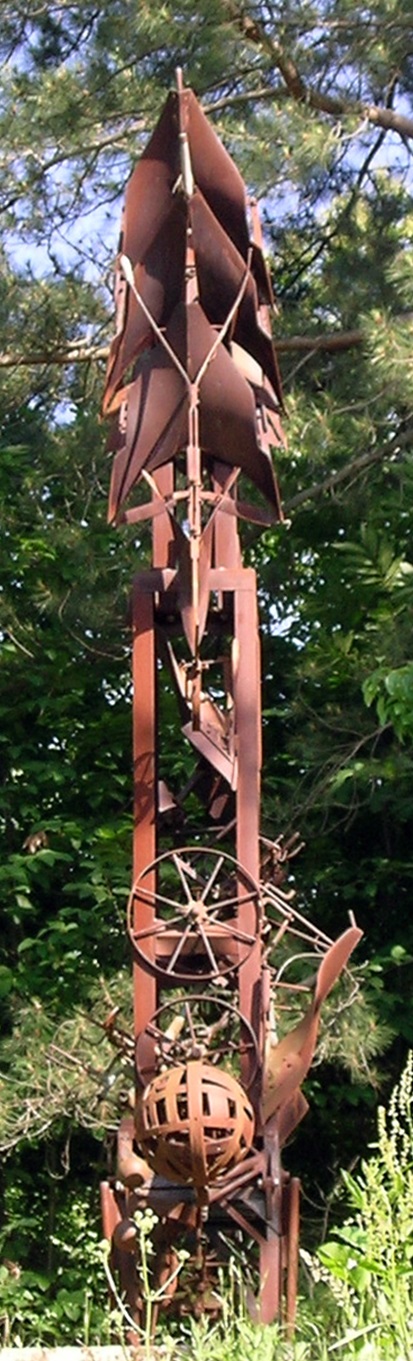 Il monumento al contadino (installazione ambientale) di Luginbühl Bernhard (XX)