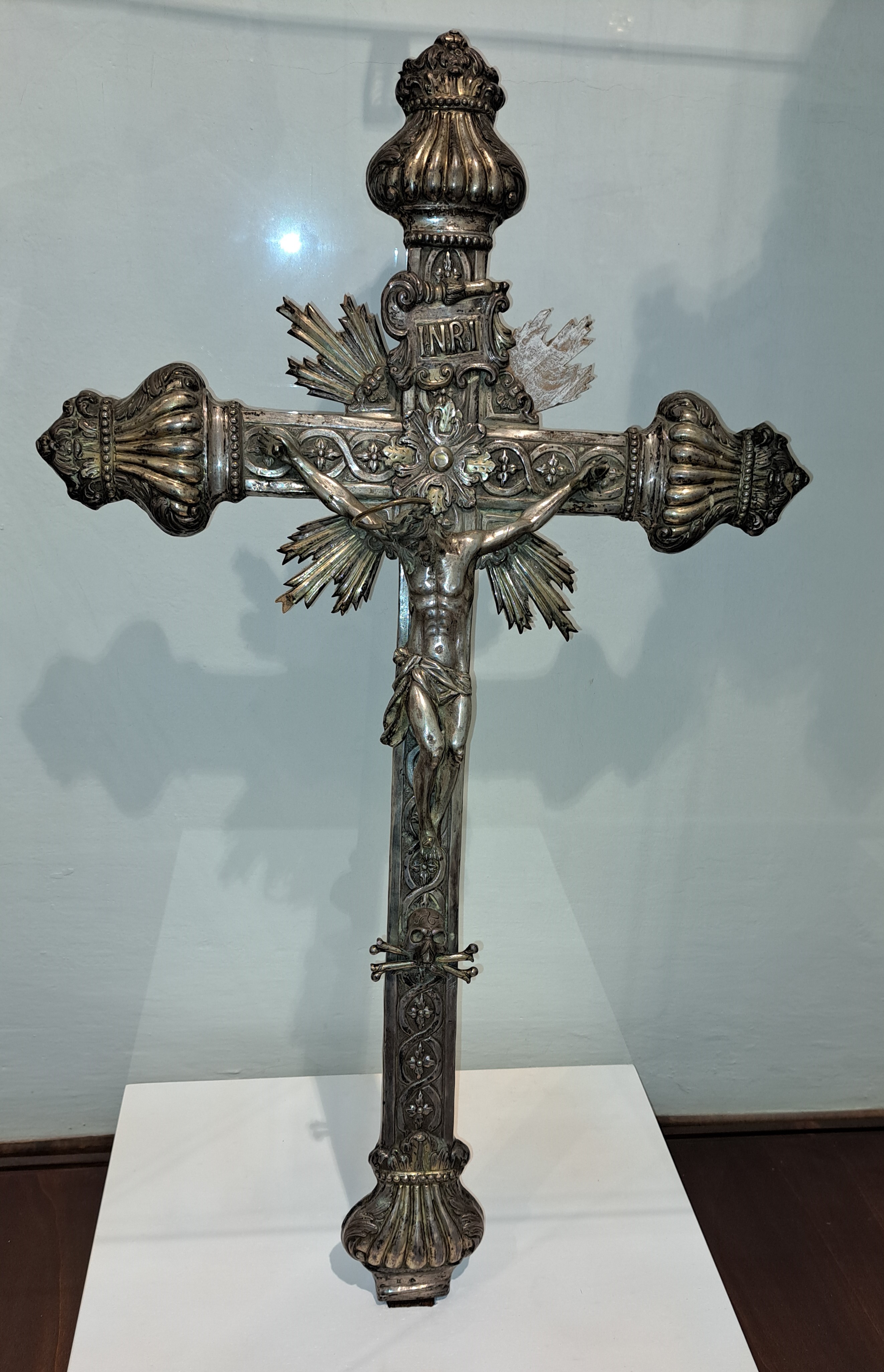 croce processionale - ambito partenopeo (prima metà XIX)
