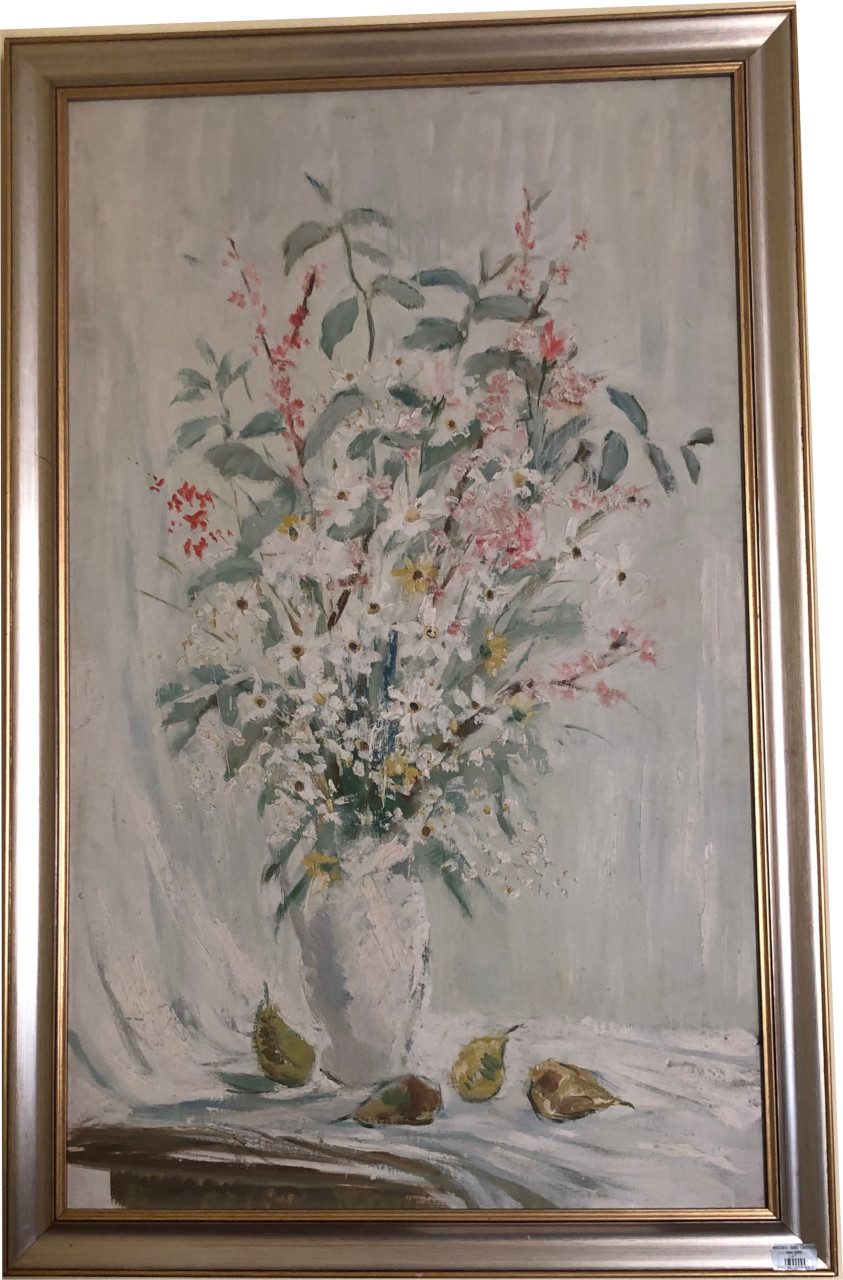 Vaso con fiori (dipinto) di di Spilimbergo, Adriano (XX secolo)