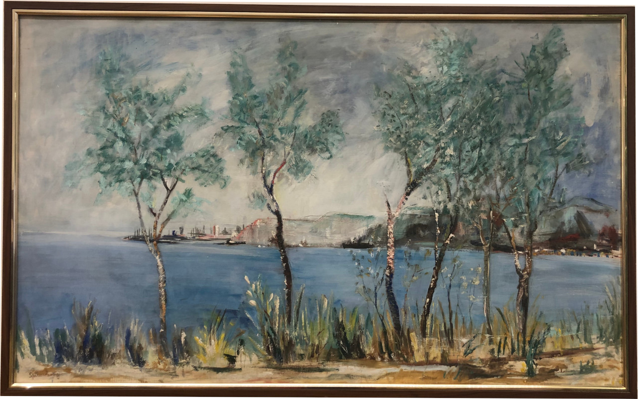 Paesaggio (dipinto) di di Spilimbergo, Adriano (XX secolo)