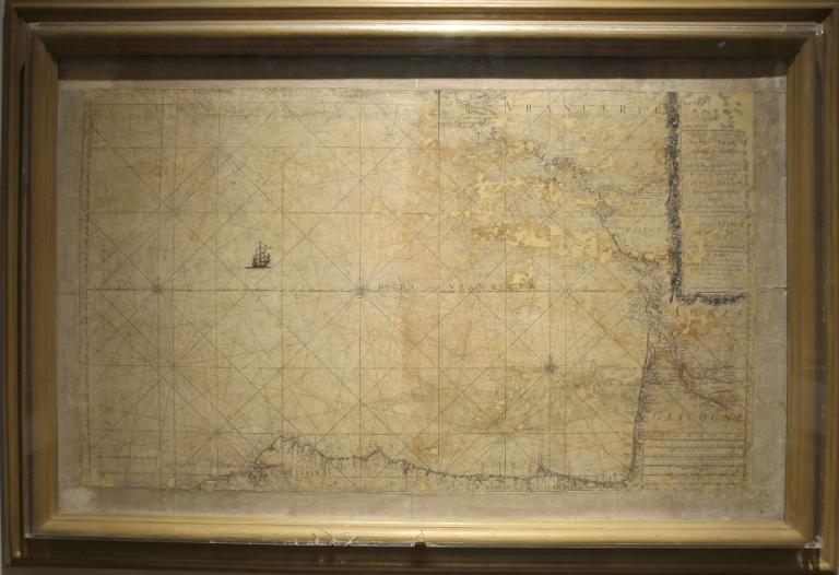 Carta nautica della costa della Francia di Johannes e Gerard van Keulen (stampa, stampa composita) di van Keulen Johannes (cerchia) (sec. XVIII)