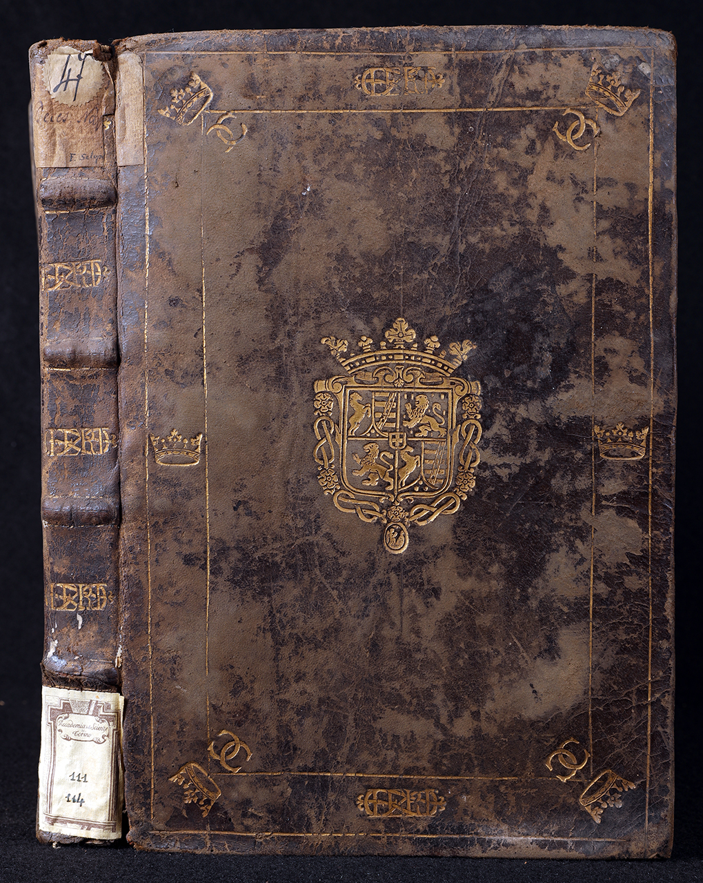 legatura piena - alle armi, opera isolata - ambito piemontese (ultimo quarto XVI)