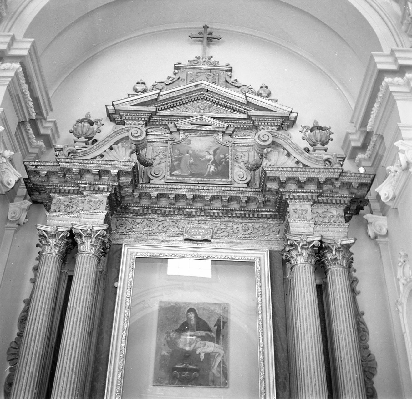 Cristo in pietà (dipinto, frammento) - ambito romagnolo (XV/ XVI)