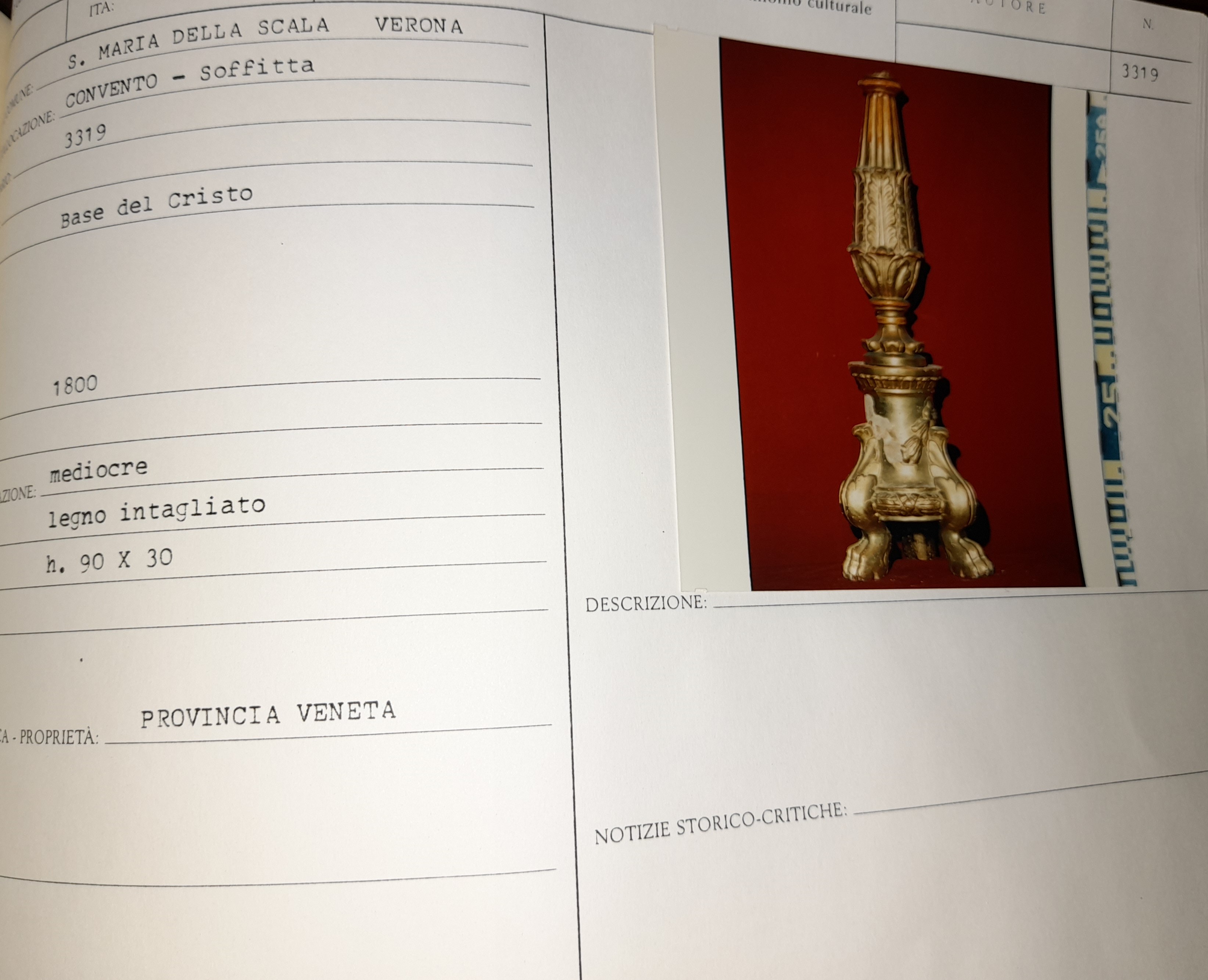 base per crocifisso - manifattura italiana (XIX)