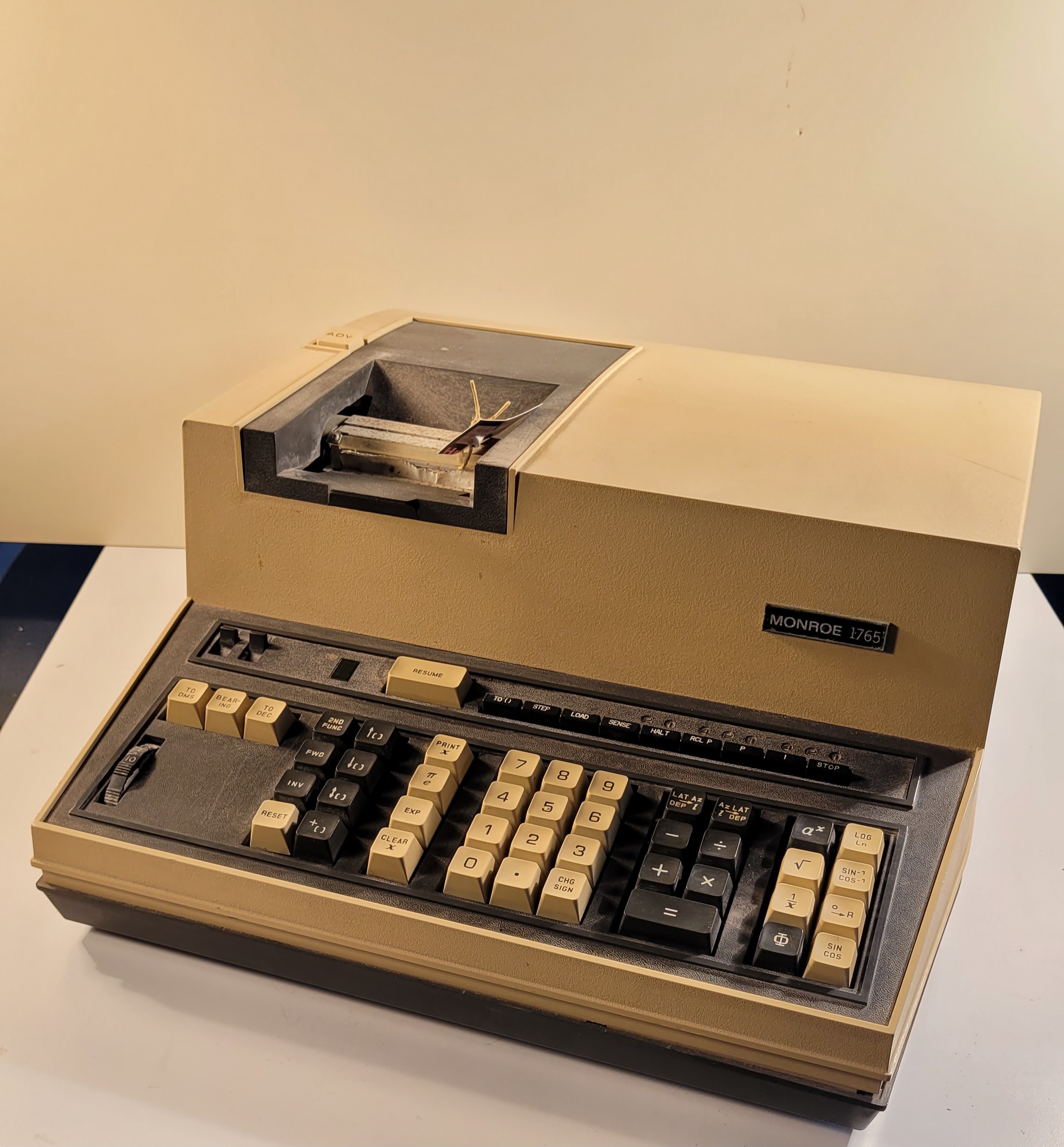 calcolatore, Monroe 1765 di Monroe (terzo quarto XX)