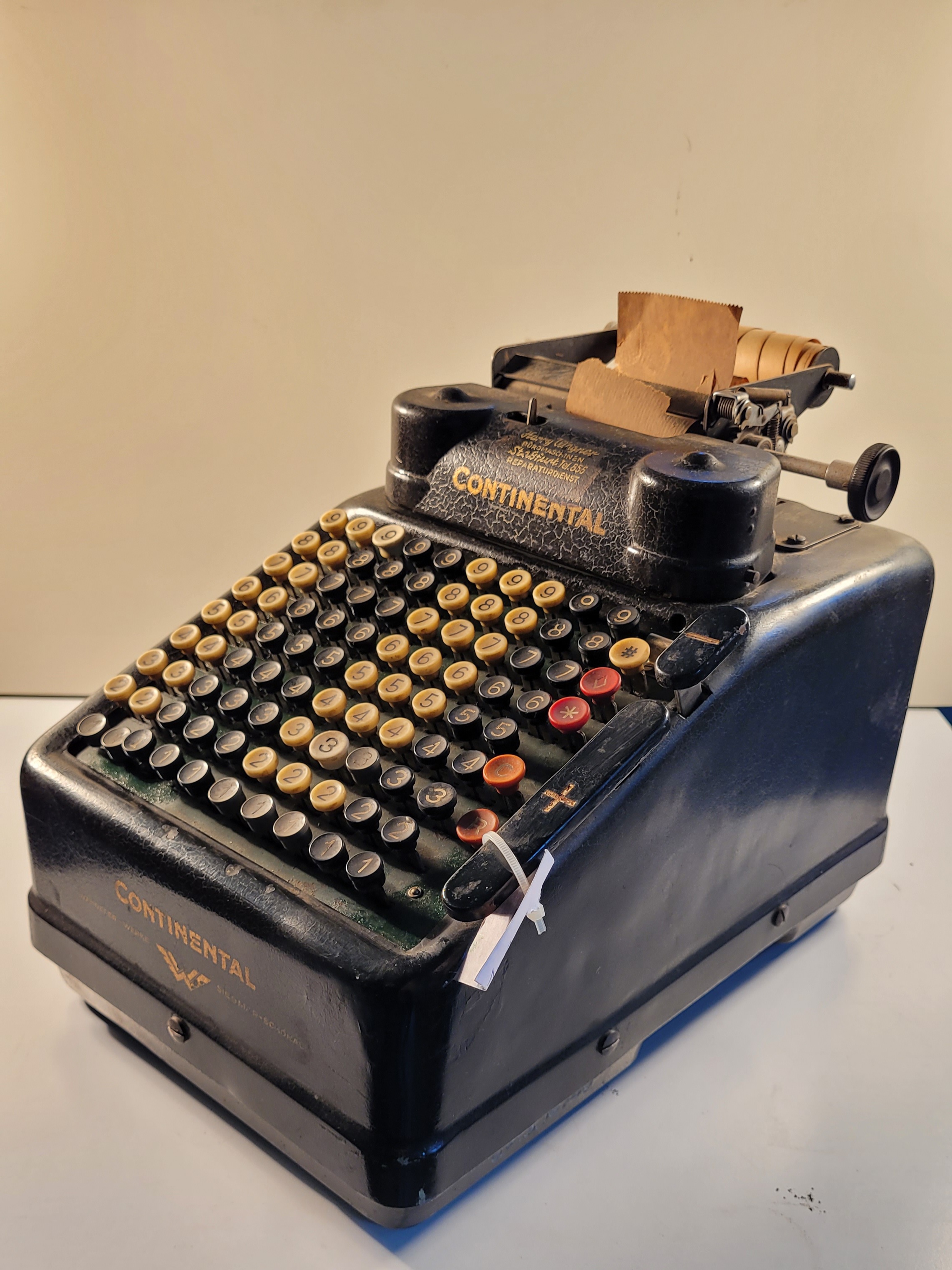 calcolatrice, Continental di Wanderer Werke, A.G, John E.Greve (primo quarto XX)