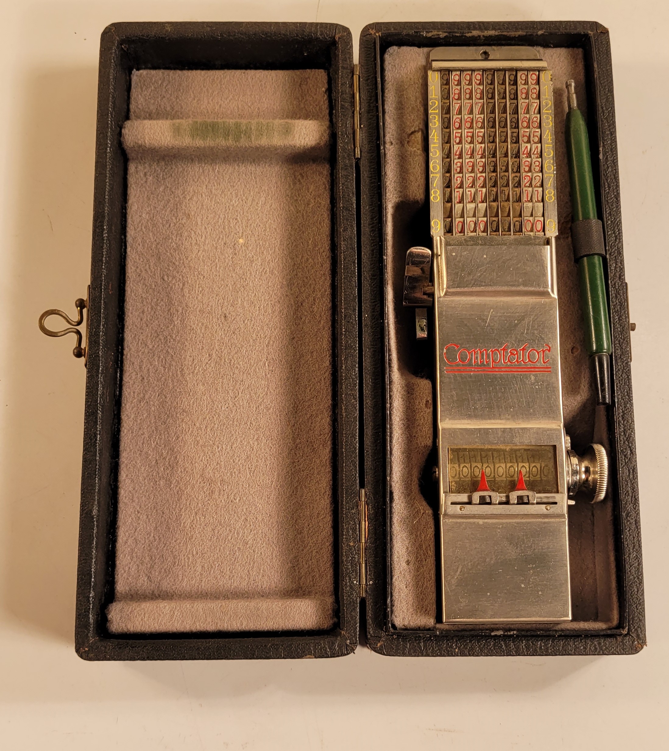 addizionatrice, Comptator di Schubert & Salzer Maschinefabrik AG Chemnitz Sa, Hans Sabienly Dresda, Landin,Peter, Sabienly, Hans (primo quarto XX)