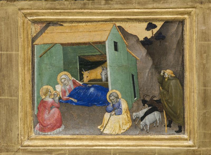 La Natività (scomparto di predella) di Giovanni da Milano (terzo quarto XIV)