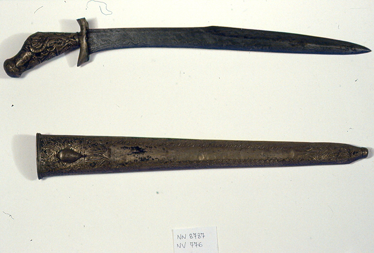 motivi decorativi floreali (pugnale, opera isolata) - manifattura di Giava (XVII-XIX)