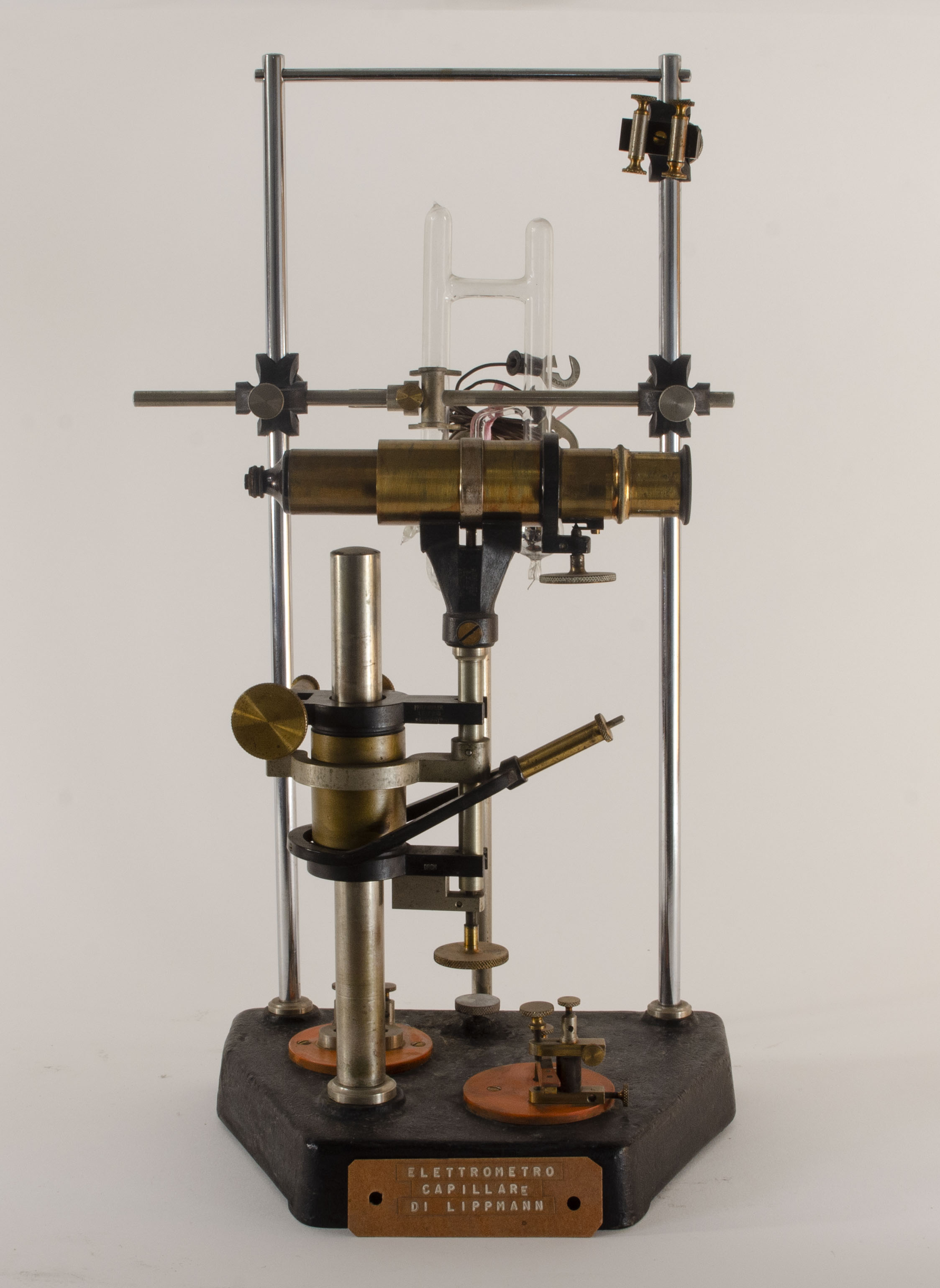 elettrometro, capillare di Lippmann di Lippmann, Gabriel Jonas - ambito francese (fine XIX)