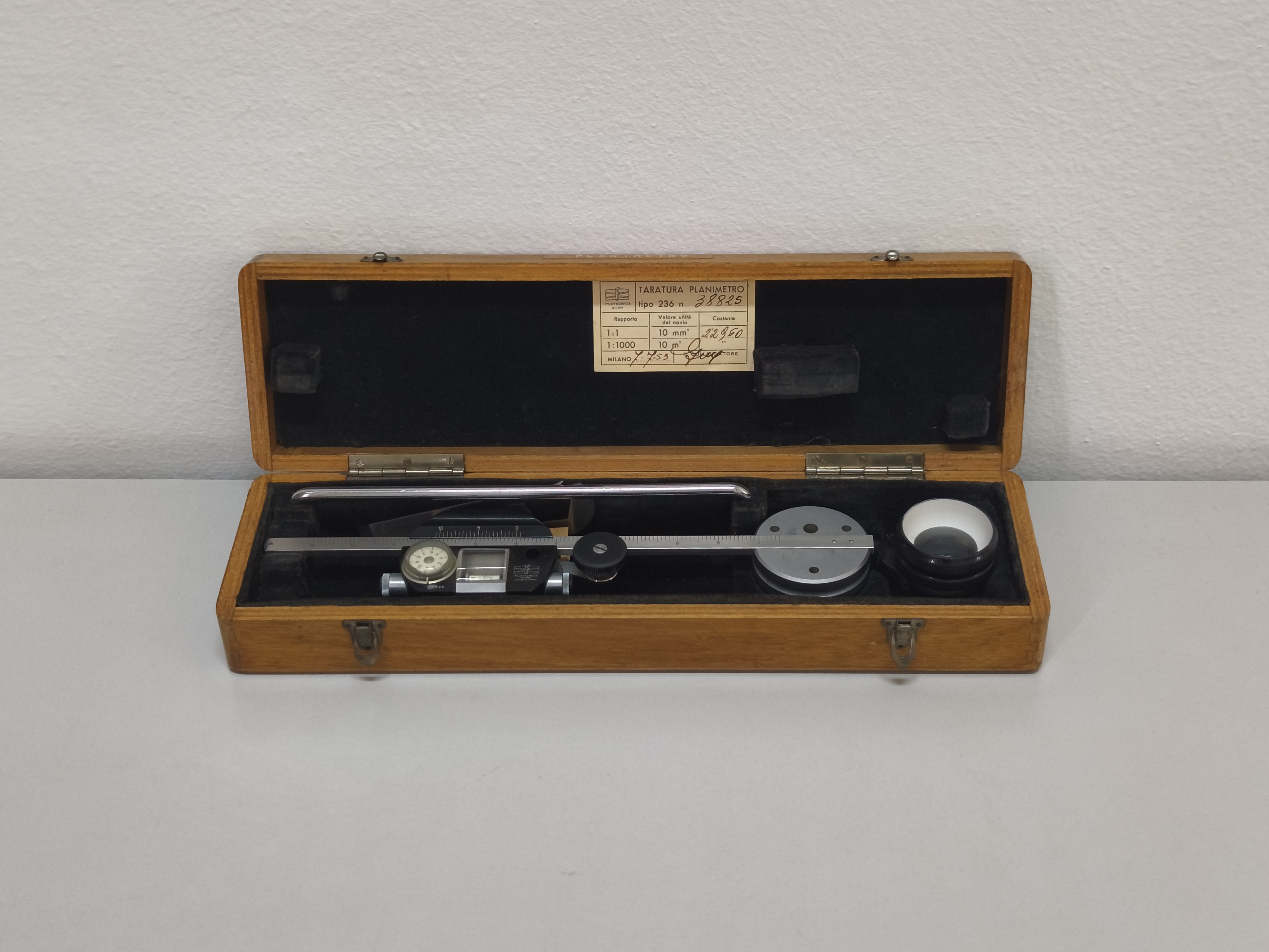 planimetro, polare di Filotecnica Salmoiraghi, Amsler Laffon, Jakob (metà XX)