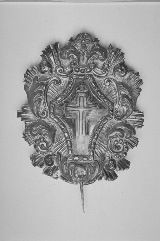 reliquiario - a ostensorio, frammento - bottega Italia centrale (sec. XVII)